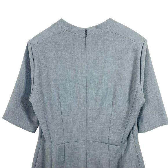 TAHARI Sheath light grey Pencil Dress SZ 8 - Picture 6 of 16